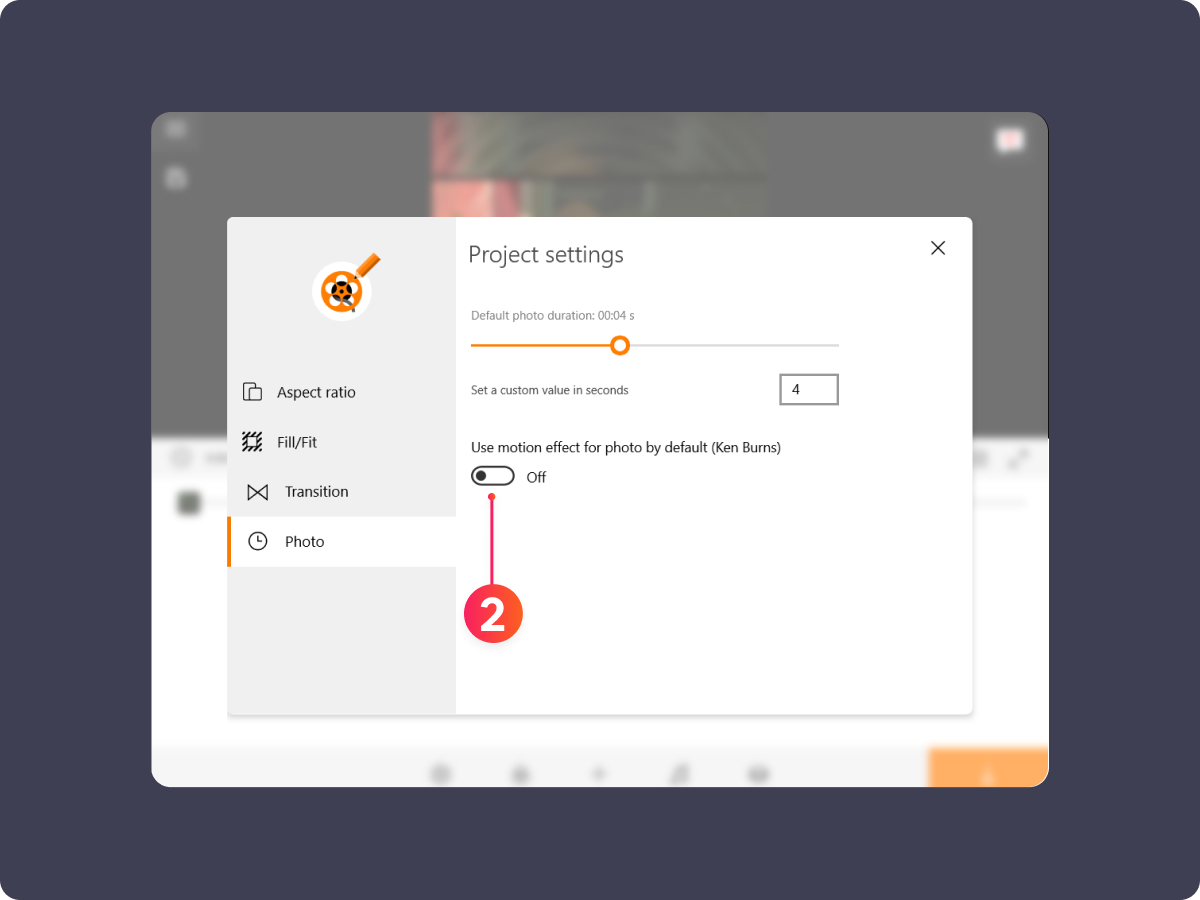 How To Turn the Motion Zoom Effect Off for Your Photos in Animotica 2.png